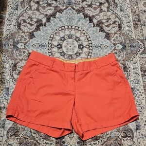 J. Crew Women's Coral Bermudas